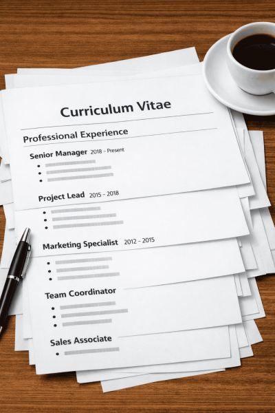 Imagine asociată unui articol despre CV și carieră