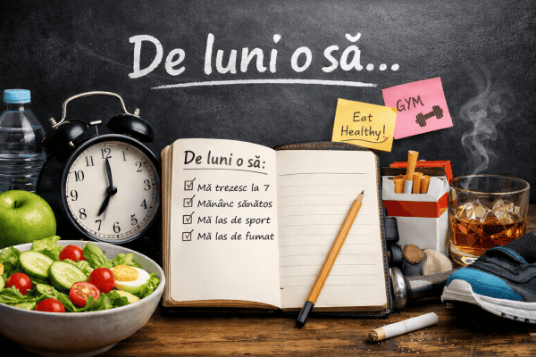 Sindromul „de luni încep": de ce amânăm constant și cum ieșim din capcana promisiunilor Imagine generică folosită ca ilustrație într-un articol de blog - de luni o saș imagine care descrie promisiuni de genul "de luni o sa"